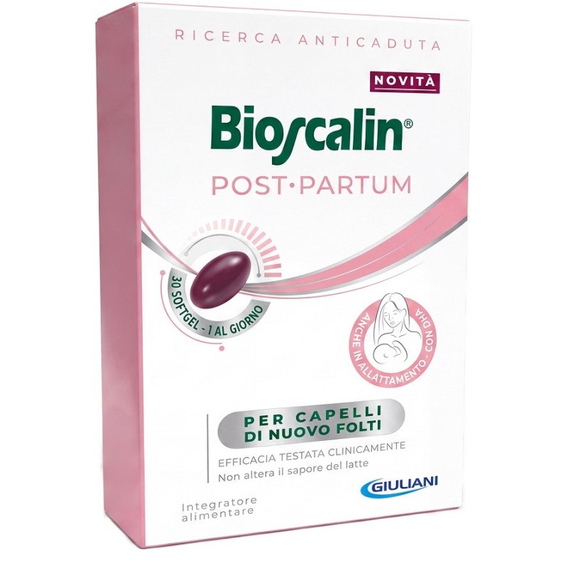 BIOSCALIN POST PARTUM 30 SOFTGEL NATURALMENTE PRIVO DI LATTOSIO SENZA GLUTINE