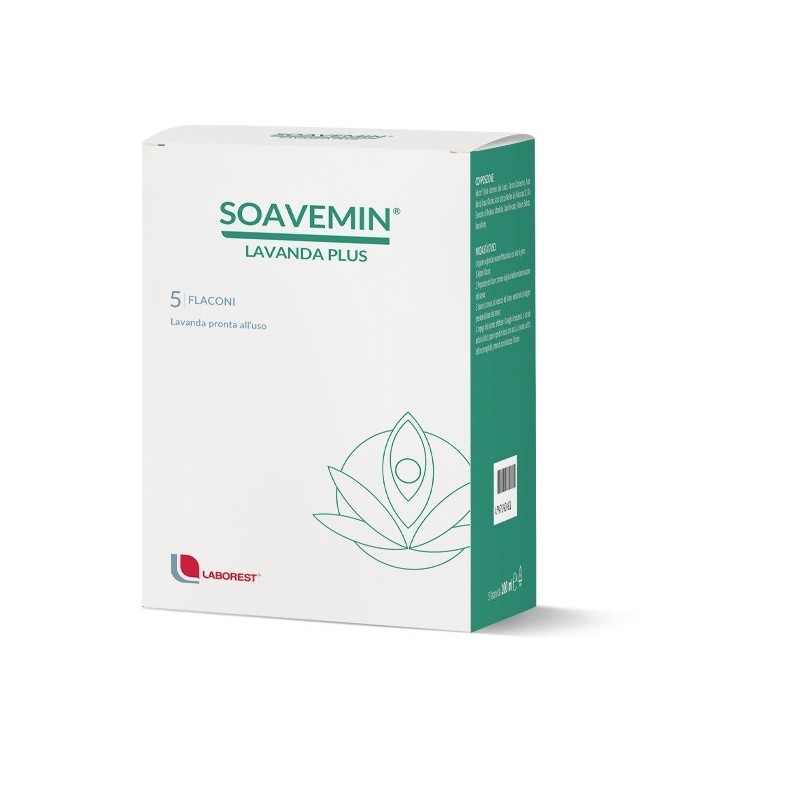 SOAVEMIN LAVANDA PLUS 5 FLACONI DA 100 ML