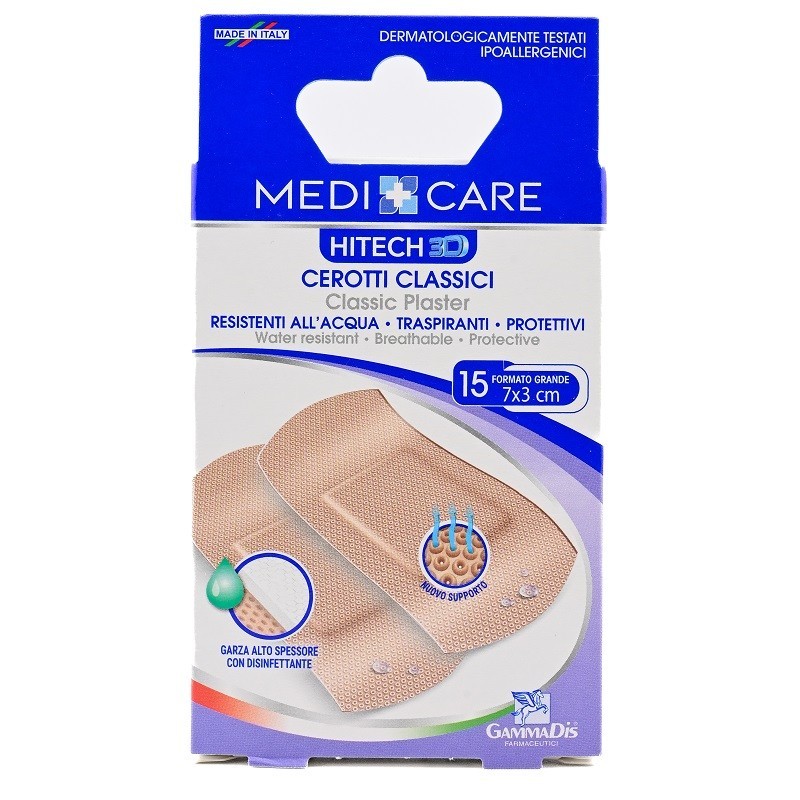 CEROTTO MEDICARE CLASSICI 3D GRANDI 15 PEZZI CEROTTO MEDICARE CLASSICI 3D GRANDI 15 PEZZI