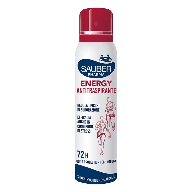 SAUBER DEO 72H ENERGY ANTITRASPIRANTE SPRAY 150 ML