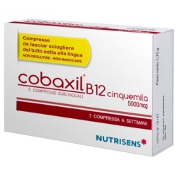 COBAXIL B12 CINQUEMILA 5 COMPRESSE SUBLINGUALI DA 0,4 G SENZA GLUTINE