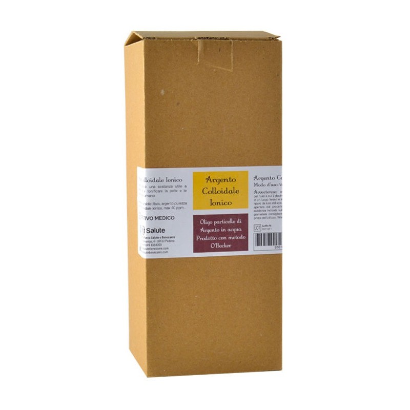ARGENTO COLLOIDALE IONICO 40PPM CERTIFICATO 1000 ML