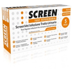 SCREENVET TEST RAPIDO VETERINARIA INFEZIONE TRATTO URINARIO CANE E GATTO