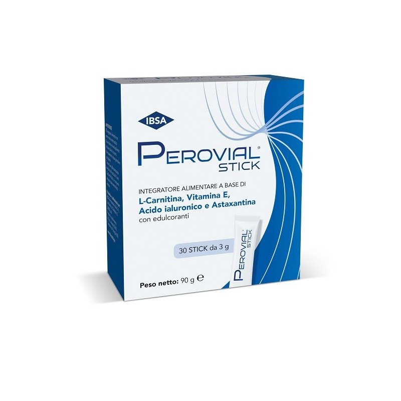 PEROVIAL STICK 30 STICK DA 3 G CON EDULCORANTI SENZA GLUTINE SENZA LATTOSIO