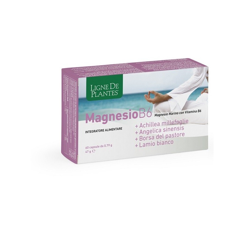 LIGNE MAGNESIO B6 ACHILLEA ANGELICA BORSA DEL PASTORE LAMIO BIANCO 60 CAPSULE