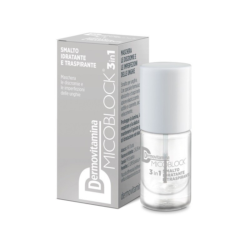 DERMOVITAMINA MICOBLOCK SMALTO BASE&TOP COAT 19 TRASPARENTE 5 ML