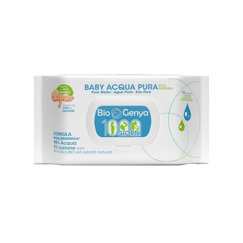 BIOGENYA BABY ECO NATURA ACQUA PURA 70 SALVIETTE