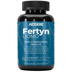 FERTYN UOMO 60 CAPSULE 750 MG SENZA GLUTINE SENZA LATTOSIO