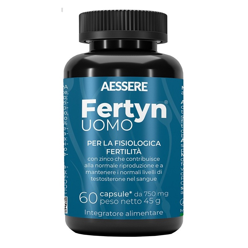 FERTYN UOMO 60 CAPSULE 750 MG SENZA GLUTINE SENZA LATTOSIO
