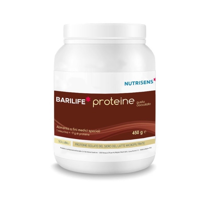 BARILIFE PROTEINE CIOCCOLATO 450 G SENZA GLUTINE