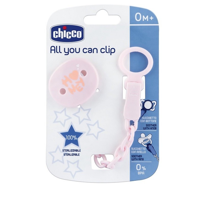 CHICCO CLIP UNIVERSALE ROSA