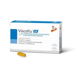VISCOFLU XR 30 COMPRESSE RIVESTITE BI-STRATO A RILASCIO PROLUNGATO DA 1,2 G SENZA GLUTINE SENZA LATTOSIO
