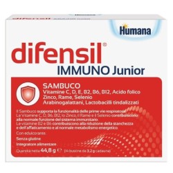 DIFENSIL IMMUNO JUNIOR 14 BUSTINE DA 3,2 G CON EDULCORANTE SENZA GLUTINE