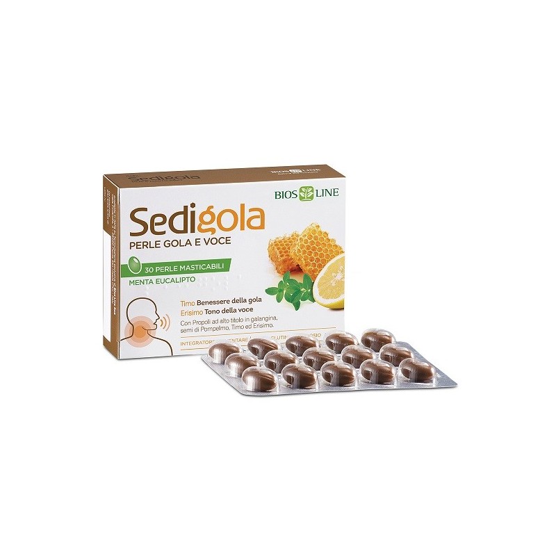SEDIGOLA APIX PERLE GOLA E VOCE 30 PERLE MASTICABILI MENTA EUCALIPTO SENZA GLUTINE SENZA LATTOSIO SEDIGOLA APIX PERLE GOLA E VOCE 30 PERLE MASTICABILI MENTA EUCALIPTO SENZA GLUTINE SENZA LATTOSIO
