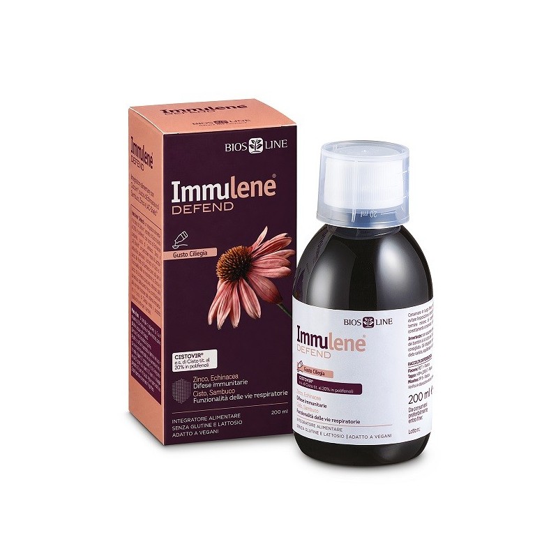 IMMULENE DEFEND 200 ML GUSTO CILIEGIA SENZA GLUTINE SENZA LATTOSIO