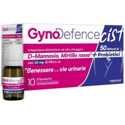 GYNO DEFENCE CIST 50 MILIARDI 10 FLACONCINI 10 ML GUSTO FRUTTI DI BOSCO SENZA GLUTINE SENZA LATTOSIO CON ZUCCHERO CON EDULCORANT