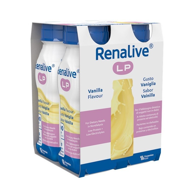 RENALIVE LP VANIGLIA 4 FLACONI DA 200 ML