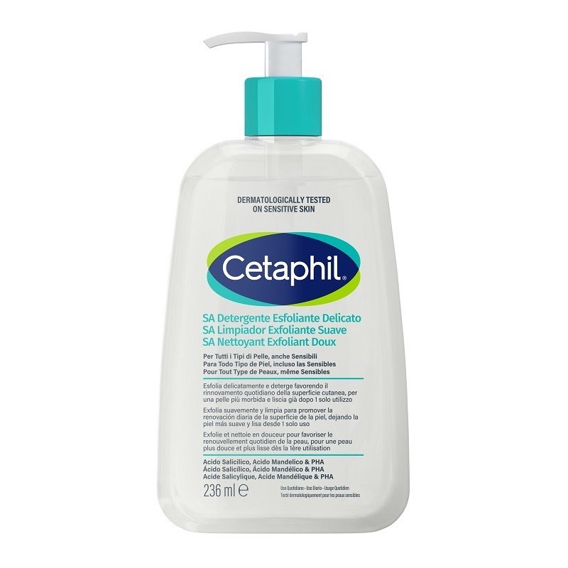 CETAPHIL SA DETERGENTE ESFOLIANTE DELICATO 236 ML