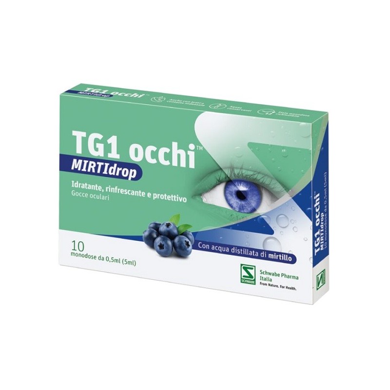 TG1 OCCHI MIRTIDROP GOCCE OCULARI 10 FIALE DA 0,5 ML