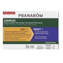 PRANAROM AROMAFORCE COMPLEX DAY&NIGHT 15 CAPSULE