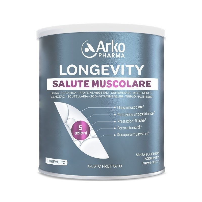 LONGEVITY SALUTE MUSCOLARE 285 G GUSTO FRUTTATO