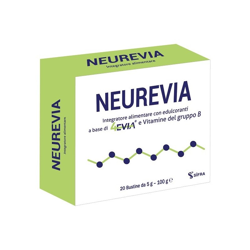 NEUREVIA 20 BUSTINE DA 5 G CON EDULCORANTI SENZA ZUCCHERI SENZA GLUTINE NATURALMENTE PRIVO DI LATTOSIO