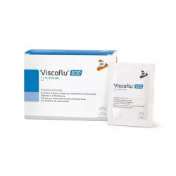 VISCOFLU 600 12 BUSTINE DA 3 G CON FRUTTOSIO ED EDULCORANTE SENZA GLUTINE SENZA LATTOSIO