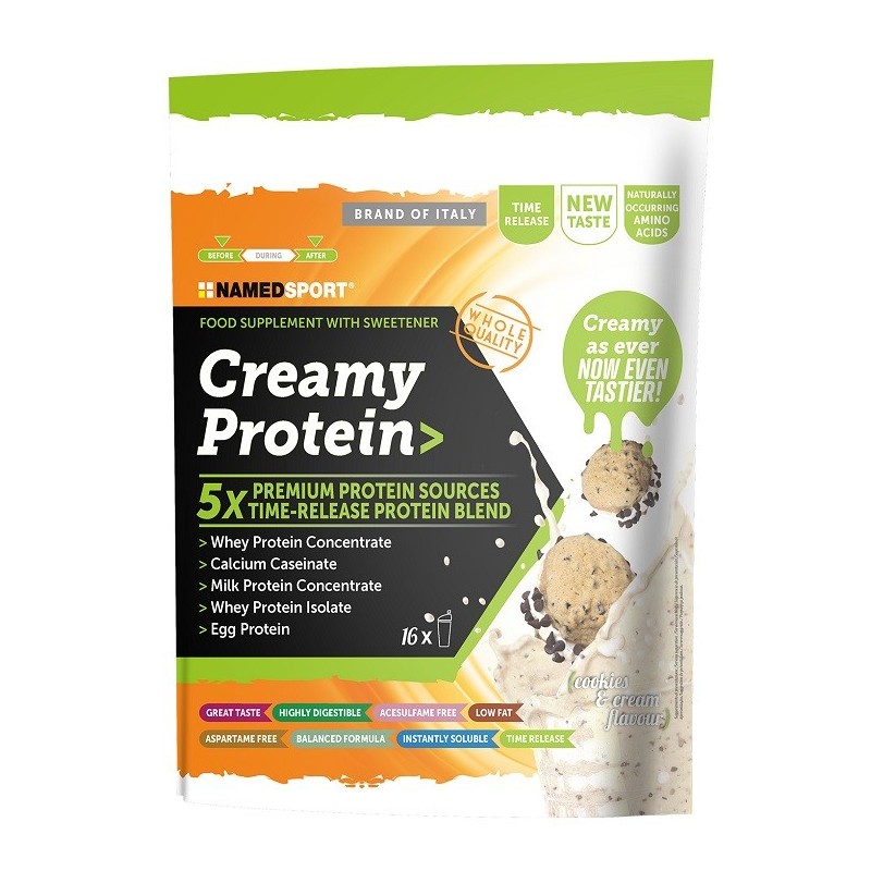 CREAMY PROTEIN COOKIES & CREAM 500 G CON EDULCORANTE