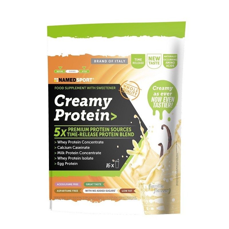 CREAMY PROTEIN VANILLA 500 G CON EDULCORANTE