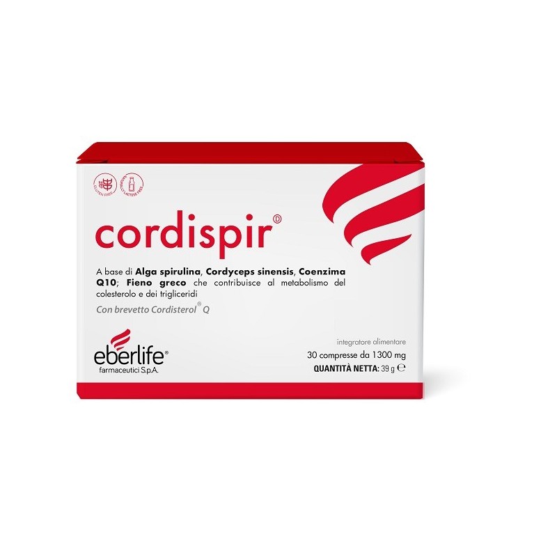 CORDISPIR 30 COMPRESSE SENZA GLUTINE NATURALMENTE PRIVO DI LATTOSIO