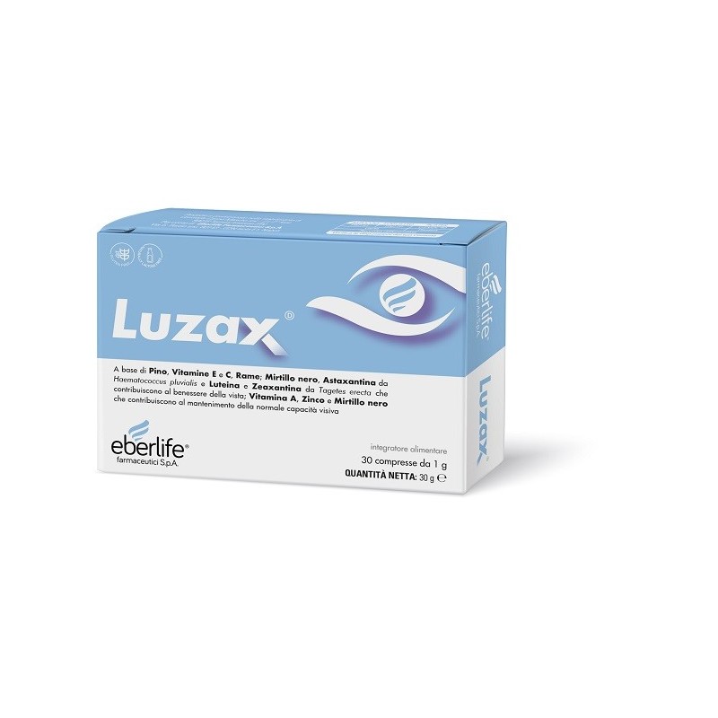 LUZAX 30 COMPRESSE SENZA GLUTINE NATURALMENTE PRIVO DI LATTOSIO