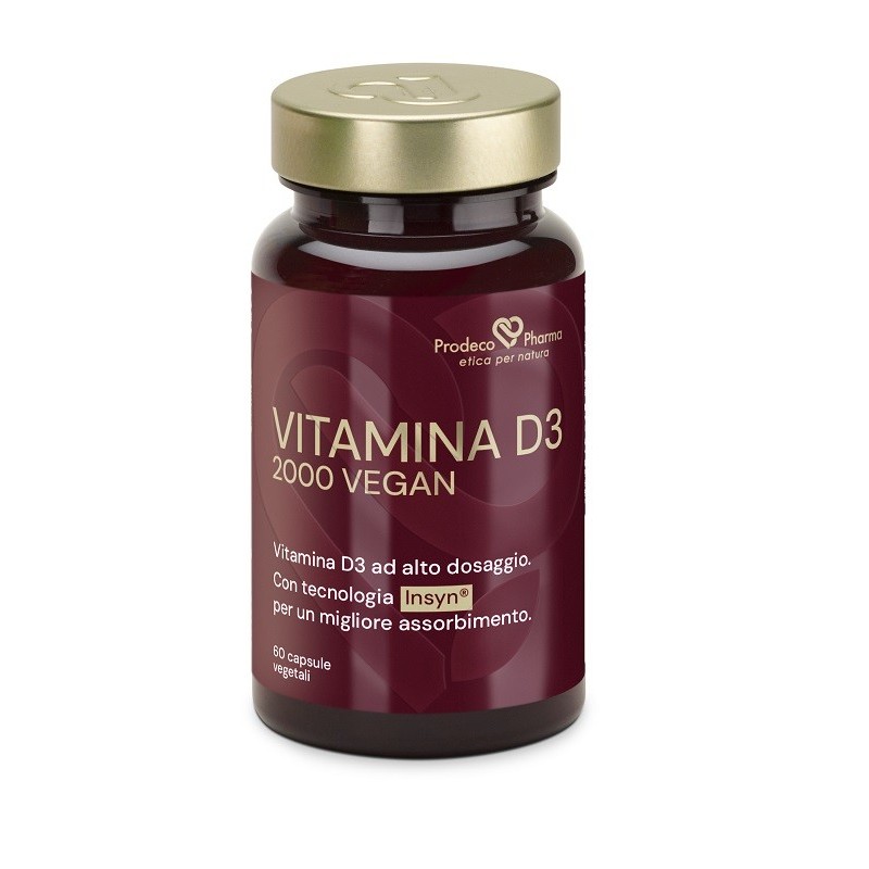 PRODECO INSYN VITAMINA D3 2000 VEGAN 60 CAPSULE