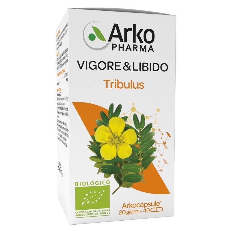 ARKOCAPSULE TRIBULUS VIGORE&LIBIDO BIOLOGICO 40 CAPSULE ARKOCAPSULE TRIBULUS VIGORE&LIBIDO BIOLOGICO 40 CAPSULE