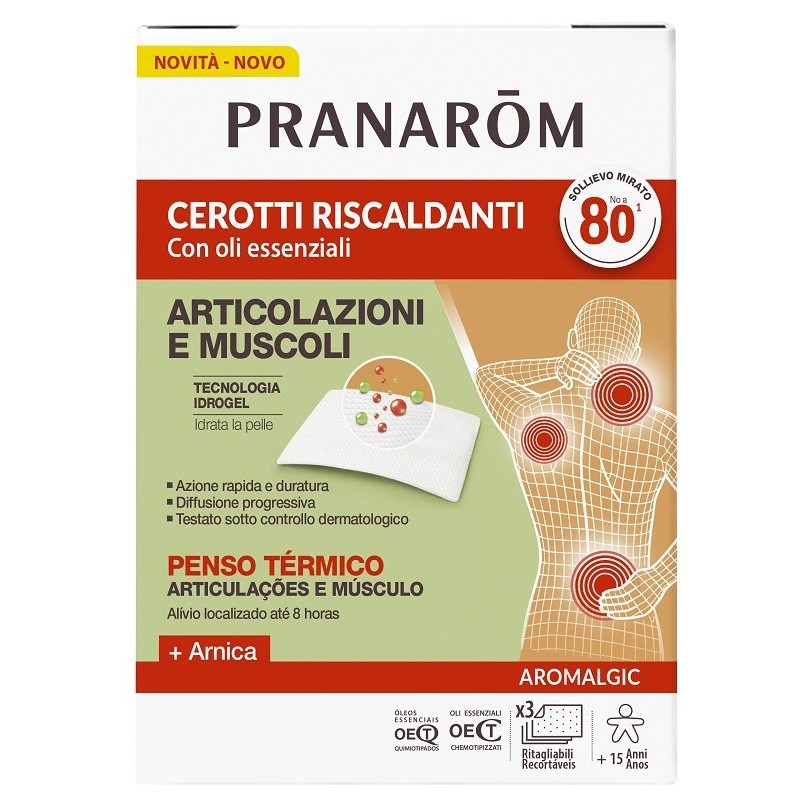 PRANAROM AROMALGIC CEROTTO RISCALDANTE 3 PEZZI