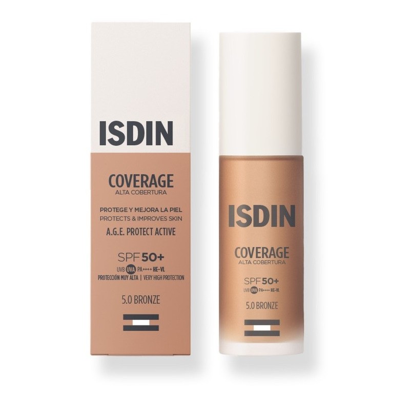 COVERAGE 5,0 BRONZE SPF50+ FONDOTINTA CON PROTEZIONE MOLTO ALTA 30 G