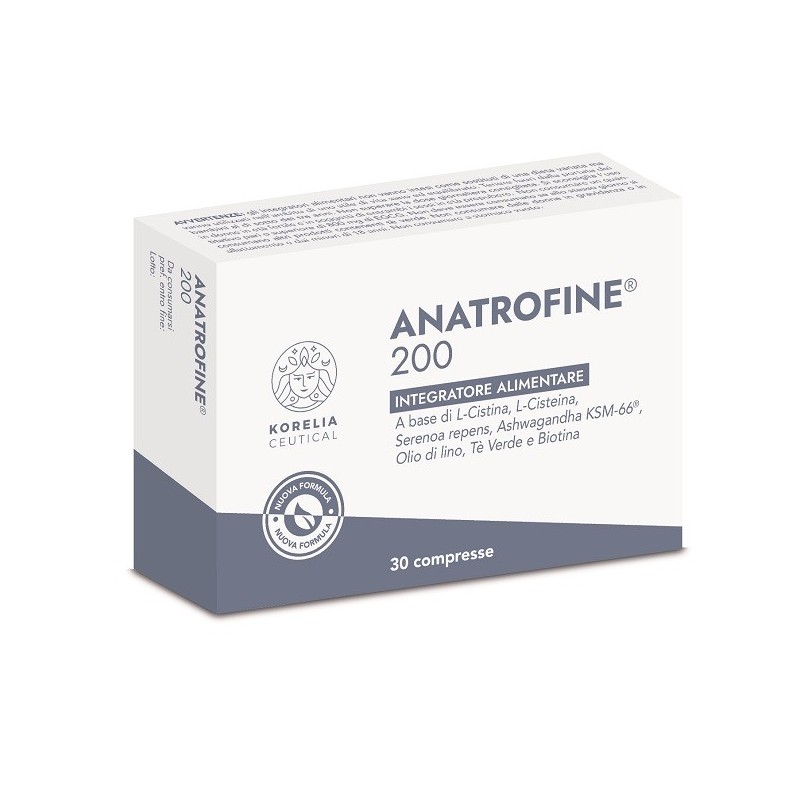 ANATROFINE 200 30 COMPRESSE 1000 MG SENZA GLUTINE SENZA LATTOSIO