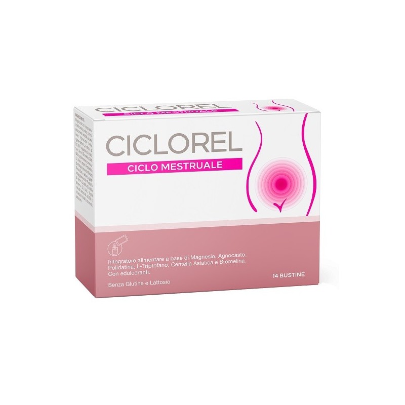 CICLOREL CICLO MESTRUALE 14 BUSTINE 5 G CON EDULCORANTI SENZA GLUTINE E SENZA LATTOSIO