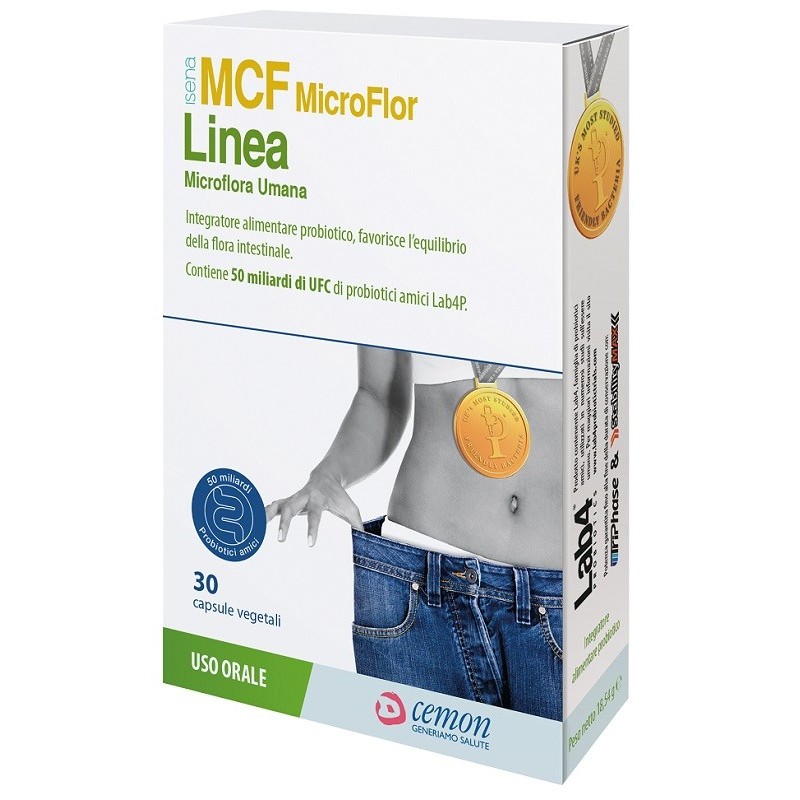 MCF MICROFLOR LINEA 30 CAPSULE VEGETALI SENZA GLUTINE E SENZA LATTOSIO