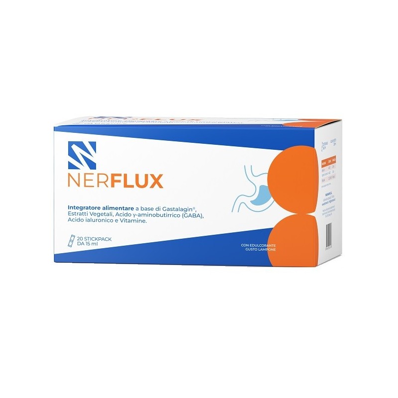 NERFLUX 20 STICKPACK 15 ML GUSTO LAMPONE CON EDULCORANTE