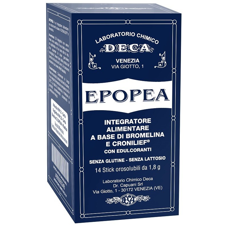 EPOPEA 14 STICK OROSOLUBILI DA 1,8 G CON EDULCORANTI SENZA GLUTINE SENZA LATTOSIO