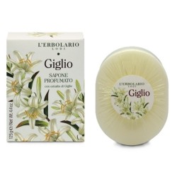 GIGLIO SAPONE PROFUMATO 125 G CON FIORE IN RILIEVO EDIZIONE LIMITATA