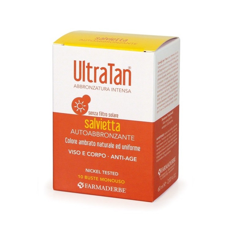ULTRA TAN SALVIETTE AUTOABBRONZANTI 10 BUSTE