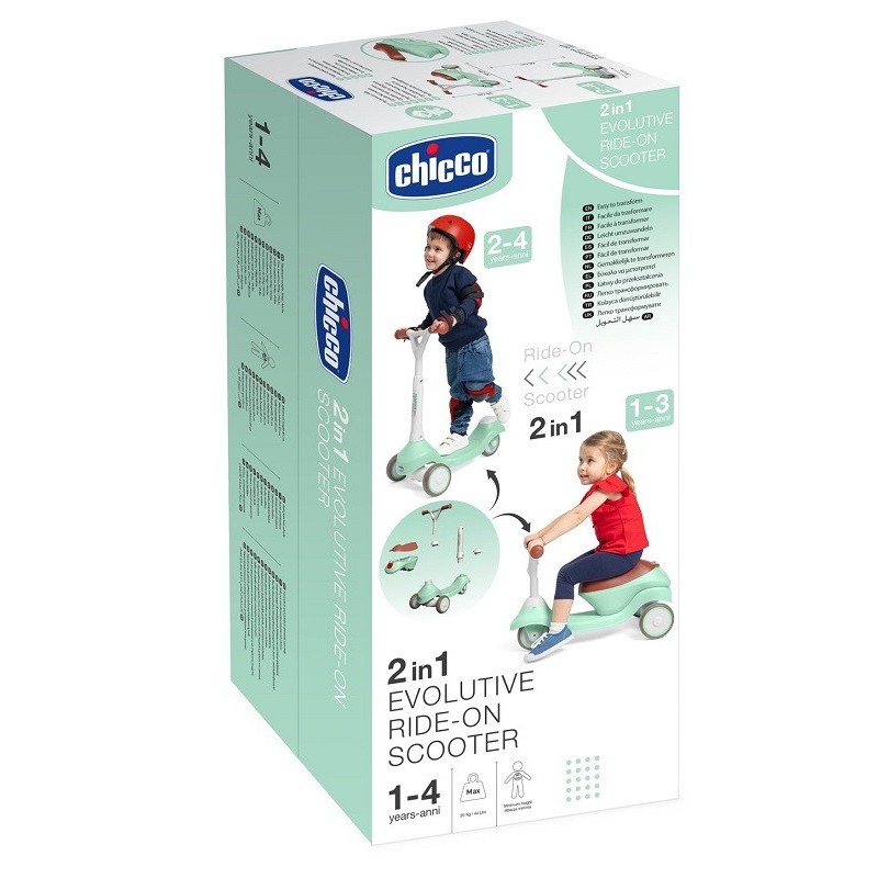 CHICCO GIOCO MONOPATTINO EVOLUTIVO 2 IN 1