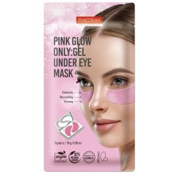 PUREDERM FOR YOUR PURE SKIN ROSA MASCHERA CONTORNO OCCHI IN HYDROGEL CON GLITTER 6 PAIA