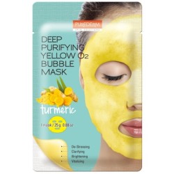 PUREDERM SKIN SOLUTIONS BUBBLE MASCHERA PURIFICANTE ALLA CURCUMA MONOUSO 25 G