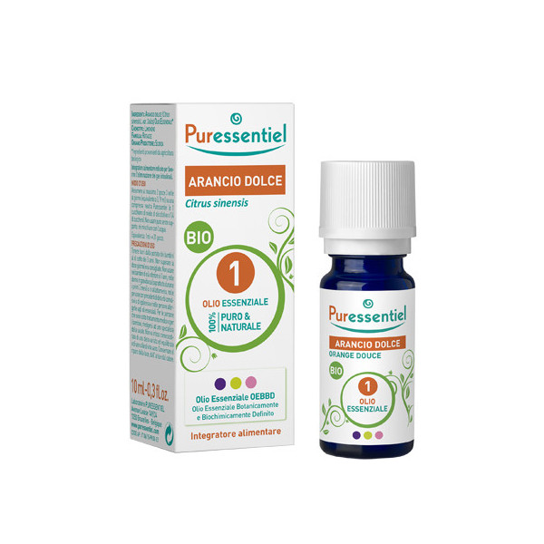 PURESSENTIEL ARANCIO DOLCE OLIO ESSENZIALE BIO 10 ML