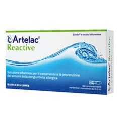 ARTELAC REACTIVE SOLUZIONE OFTALMICA MONODOSE 20 UNITA' DA 0,5 ML