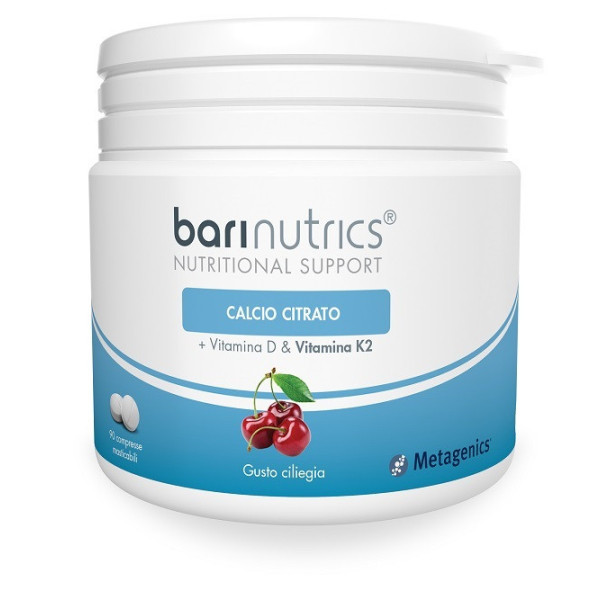 BARINUTRICS CALCIO CITRATO K2 CILIEGIA 90 COMPRESSE BARINUTRICS CALCIO CITRATO K2 CILIEGIA 90 COMPRESSE