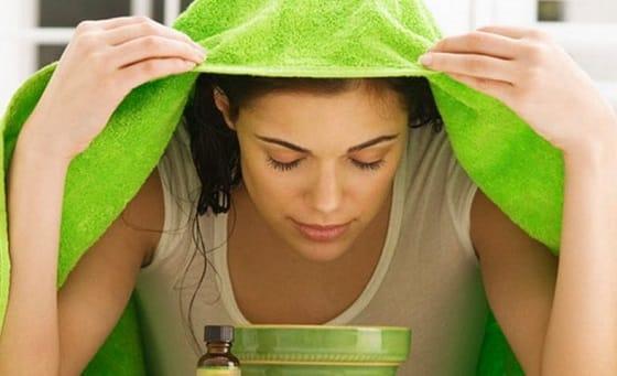 Suffumigi per sinusite e catarro: benefici, bicarbonato