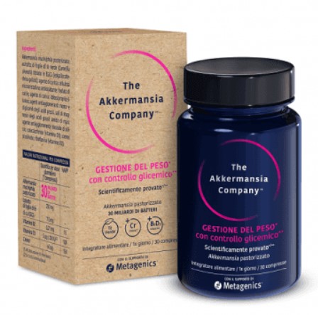 THE AKKERMANSIA COMPANY GLICEMIA 30 COMPRESSE - FARMACIA33